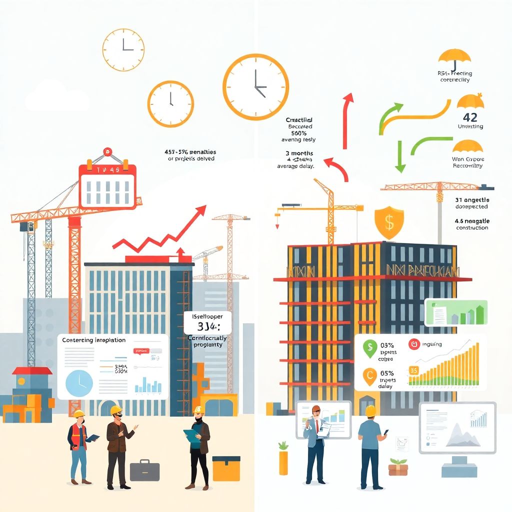 Сроки сдачи объекта и страхование строительных рисков: как защитить стройку
