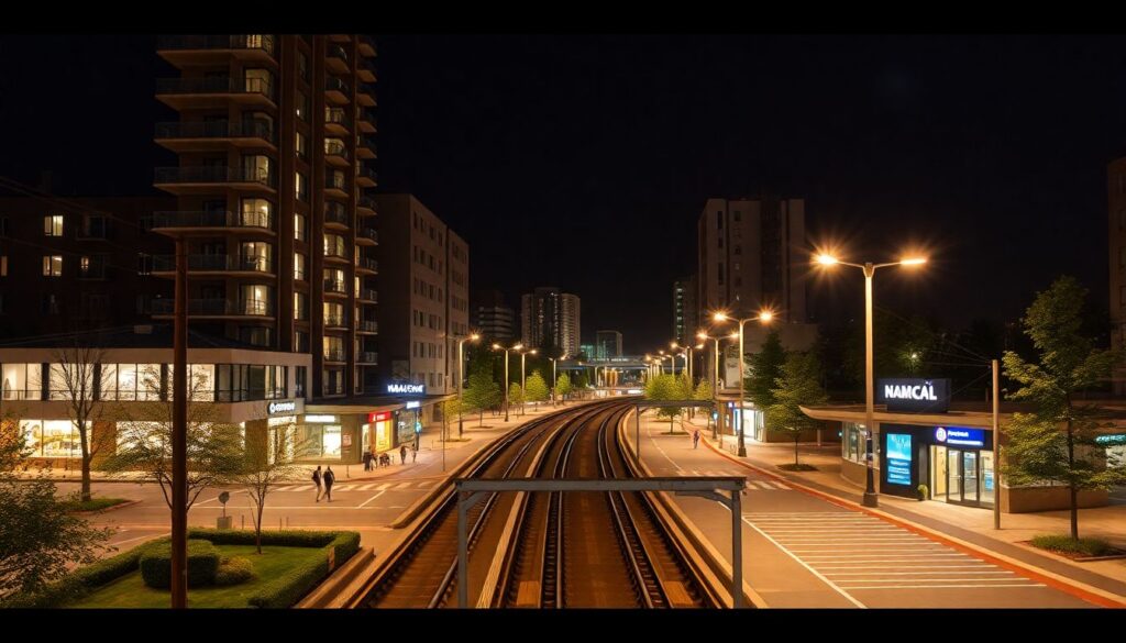 Планы застройки в окрестностях крупных транспортных узлов - иллюстрация