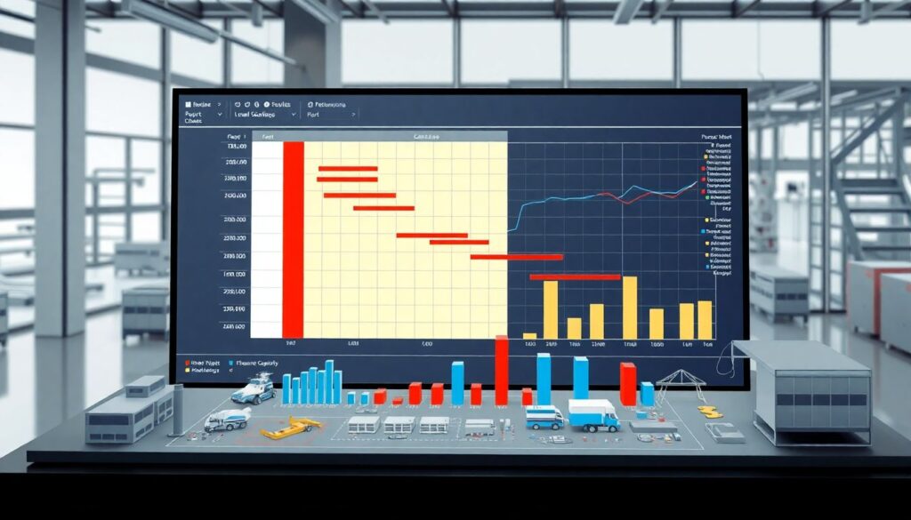 Распределение мощностей в строительной отрасли и сроки сдачи - иллюстрация