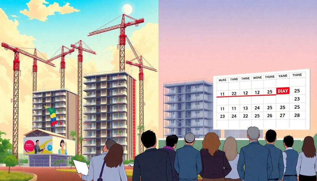 Сроки сдачи объектов в иностранной недвижимости - иллюстрация