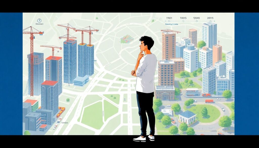 Выбор района по срокам сдачи и инфраструктуре - иллюстрация