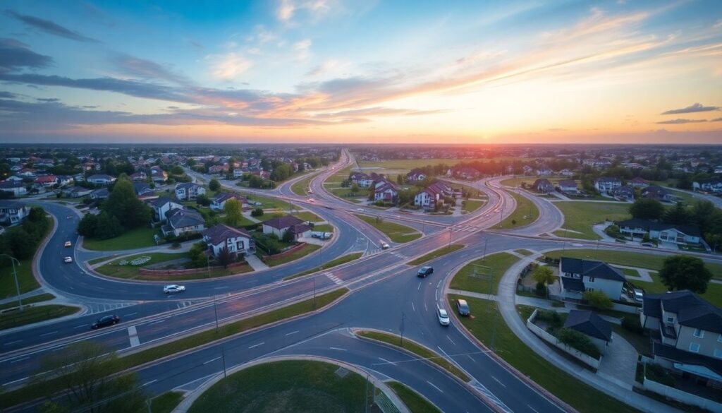 Планы застройки в пригородах и их влияние на транспорт - иллюстрация