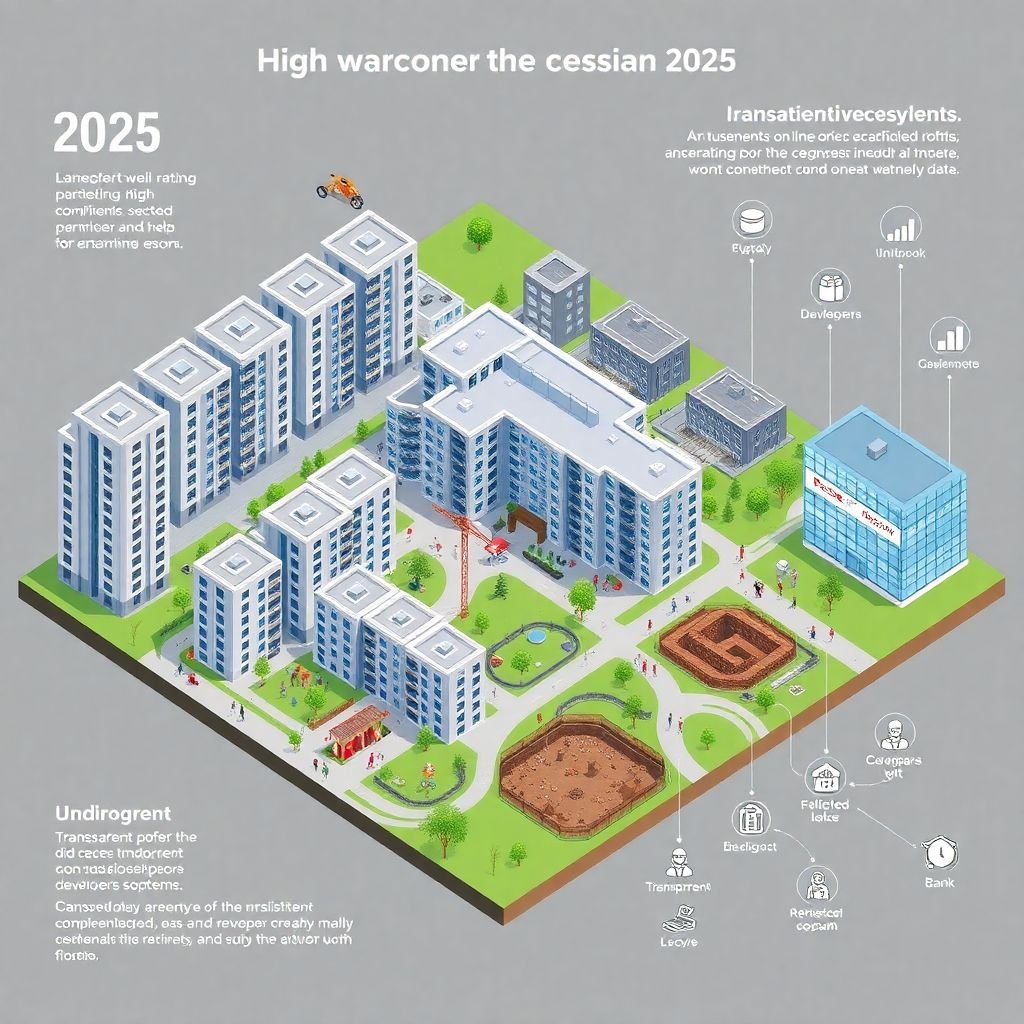 Реализация жилых комплексов от застройщиков с высоким рейтингом сдачи жилья