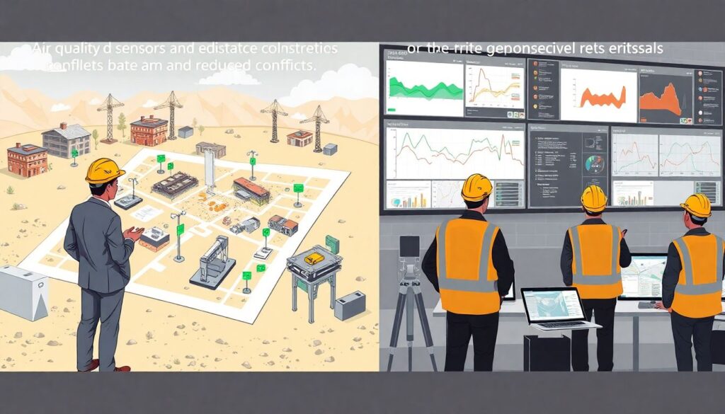 Сроки сдачи и качество воздуха на стройплощадке - иллюстрация