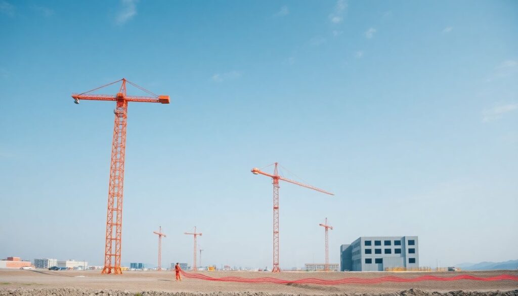 Сравнение графиков сдачи объектов в разных странах - иллюстрация