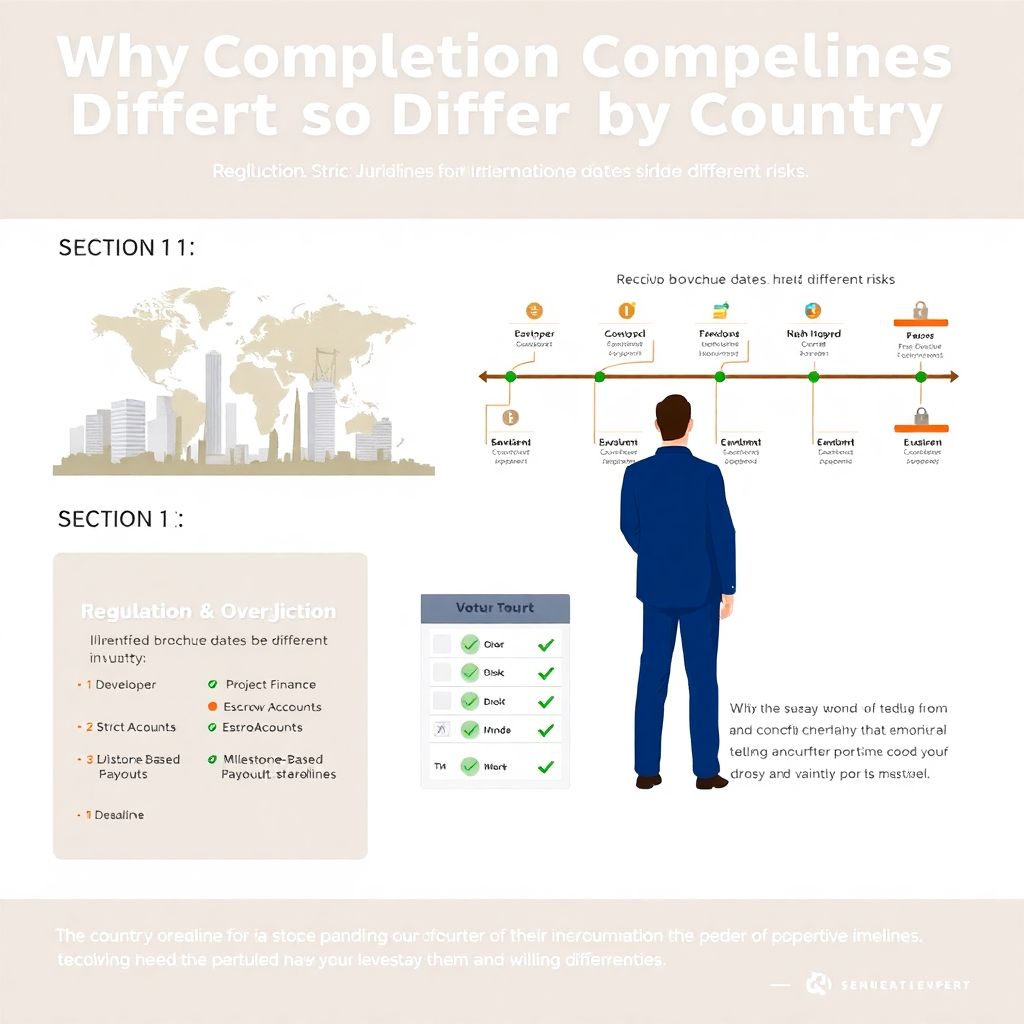 Сравнение графиков сдачи объектов в разных странах и анализ сроков строительства
