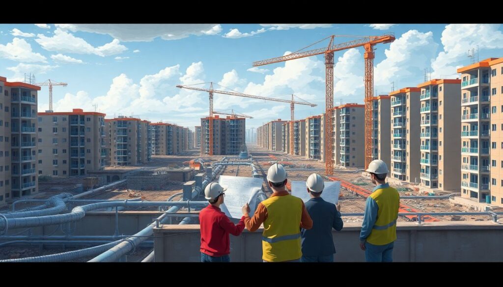 Планирование районов и сроки сдачи объектов - иллюстрация