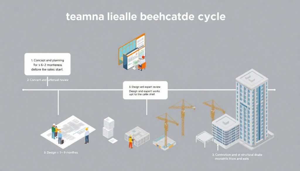 История строительного рынка недвижимости и сроки сдачи - иллюстрация
