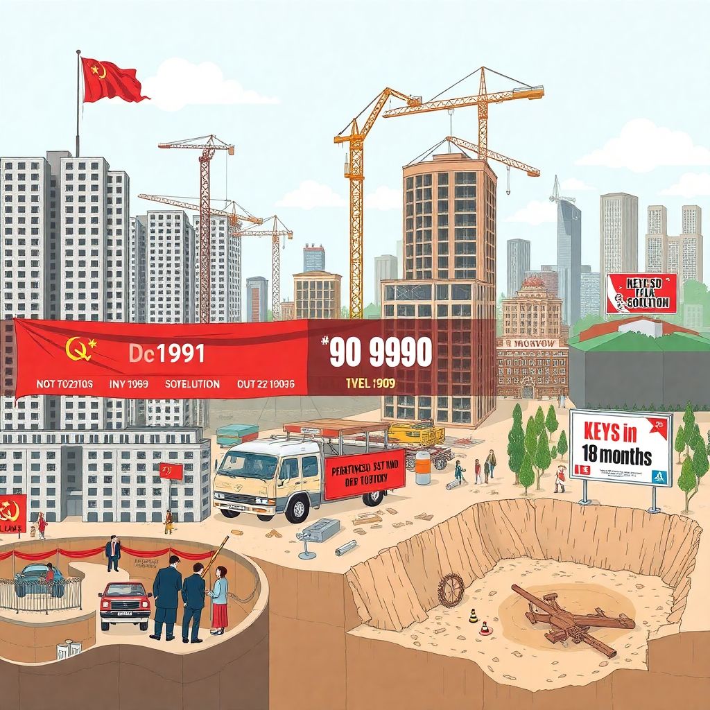 История строительного рынка недвижимости и влияние сроков сдачи объектов