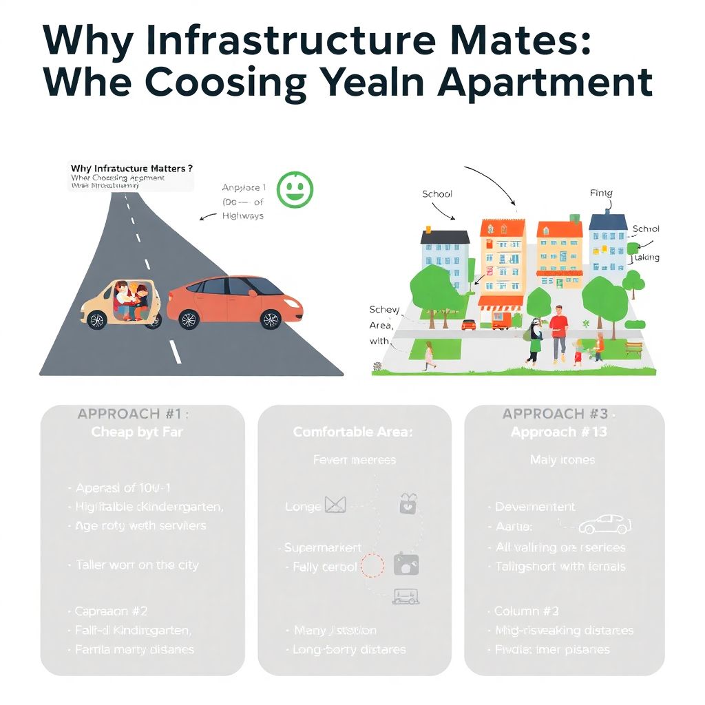Как влияет инфраструктура района на выбор квартиры при покупке жилья