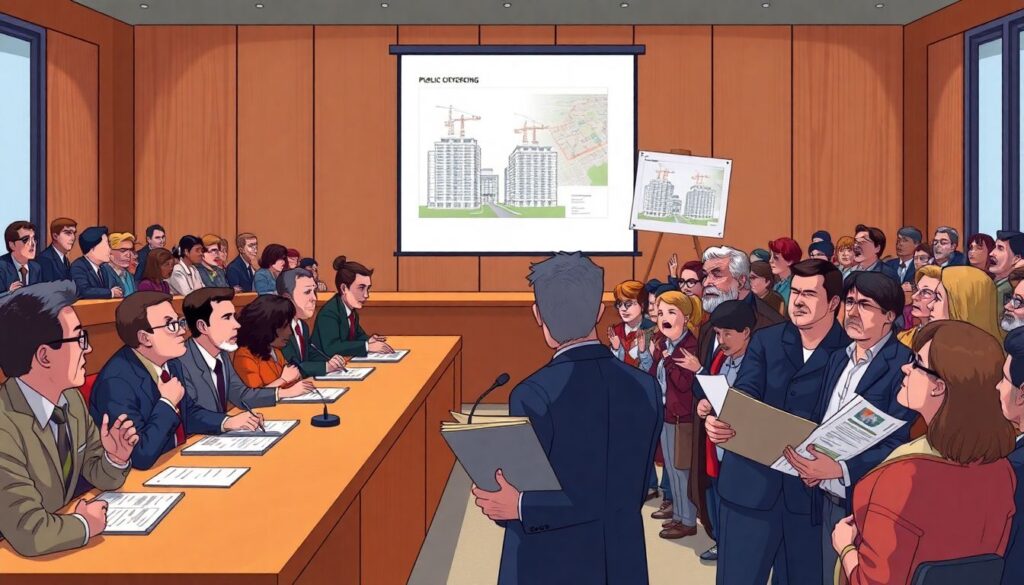Публичные слушания и влияние на сроки сдачи - иллюстрация
