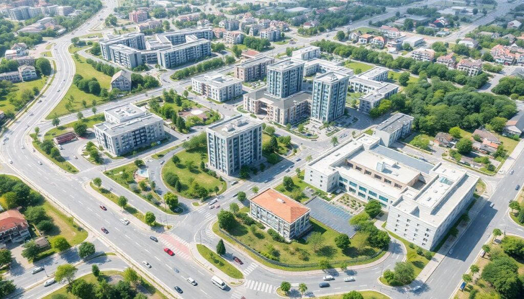 Городской план: застройка и транспортная доступность новых районов - иллюстрация