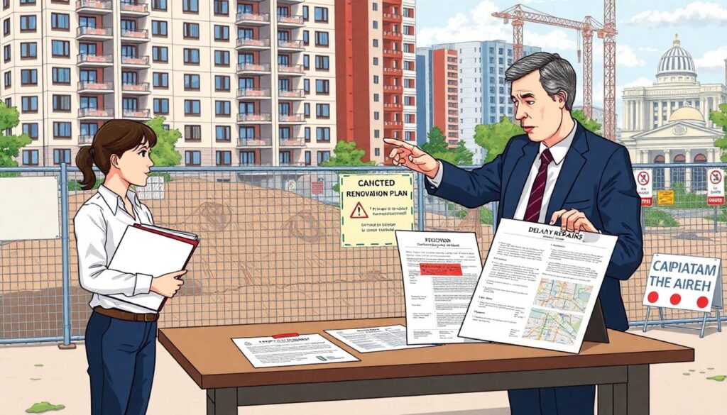 Новости о капремонтах жилых домов и их влияние на сроки сдачи - иллюстрация