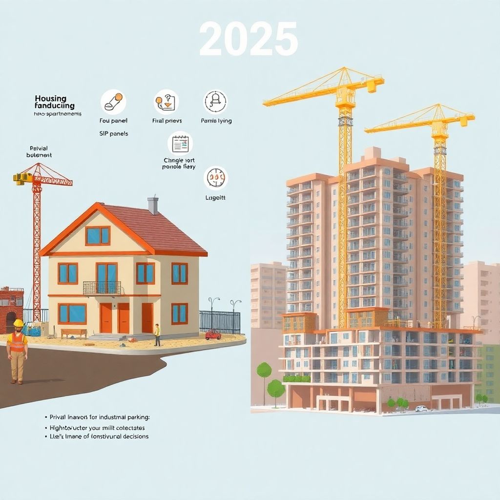 Сравнение сроков сдачи моноквартирных и многоэтажных проектов строительства