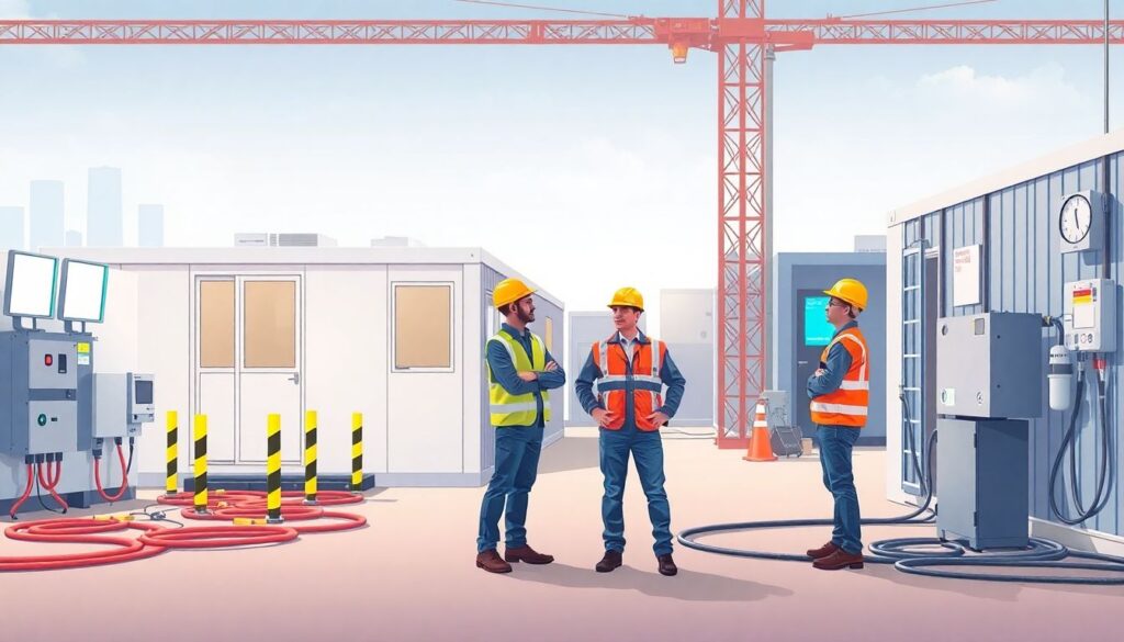 Как внедряются системы энергосбережения на стройплощадках - иллюстрация