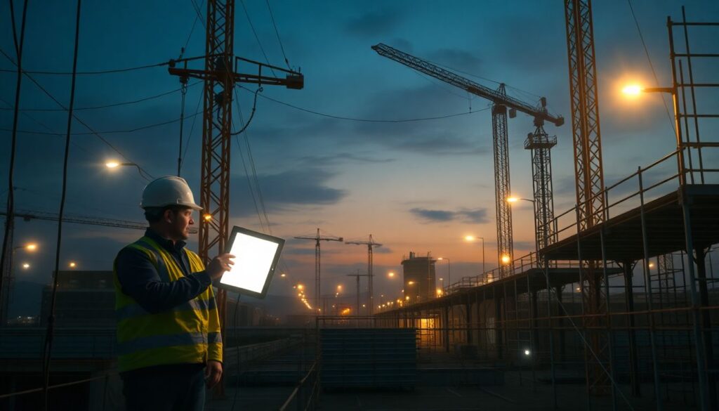 Как внедряются системы энергосбережения на стройплощадках - иллюстрация