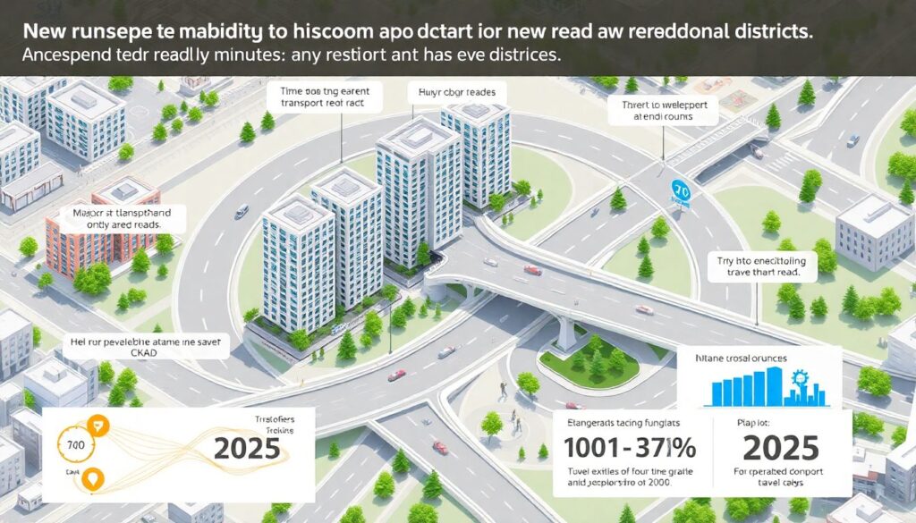 Графики сдачи и транспортная доступность будущих районов - иллюстрация