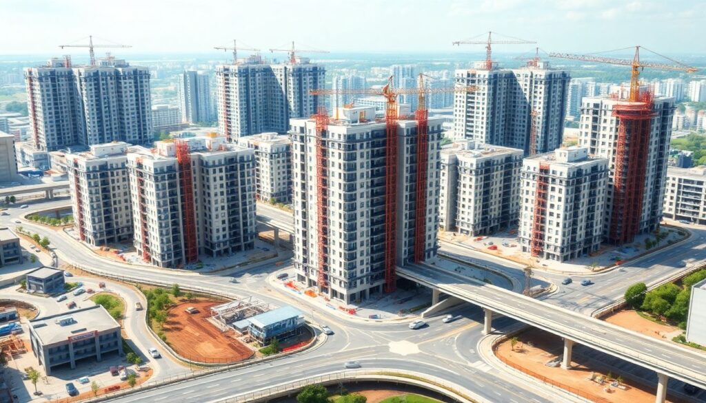 Графики сдачи и транспортная доступность будущих районов - иллюстрация