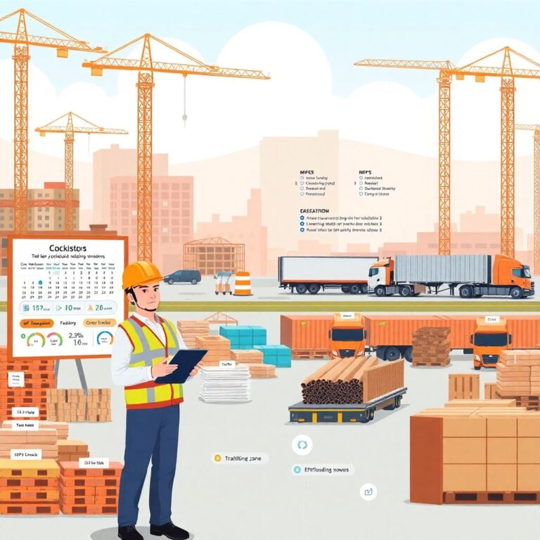 Как отлаживать логистику поставок материалов на стройку для снижения затрат